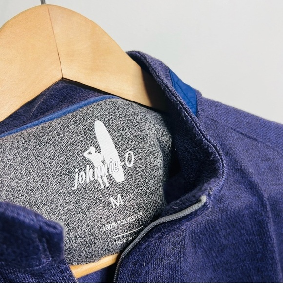 Johnnie-O Purple Jam Reflex Prep-Formance 1/4 Zip Pullover M - Picture 3 of 6